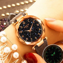 Load image into Gallery viewer, Women Watches Fashion minimalism Bracelet Watch Woman Relogio Leather Rhinestone Analog Quartz Watch Female Clock Montre Femme