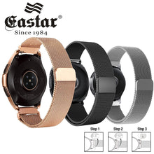 Load image into Gallery viewer, 20mm 22mm Width Stainless Steel Band for Samsung Galaxy Watch 42mm 46mm Milanese Wristband Metal Magnetic Release Strap